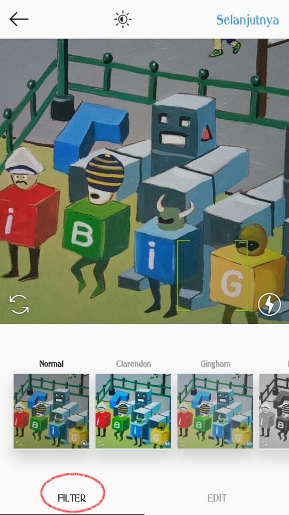 cara posting di Instagram