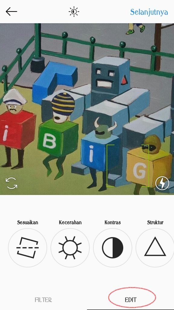 cara posting di Instagram