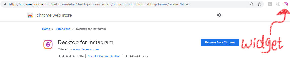  desktop for instagram