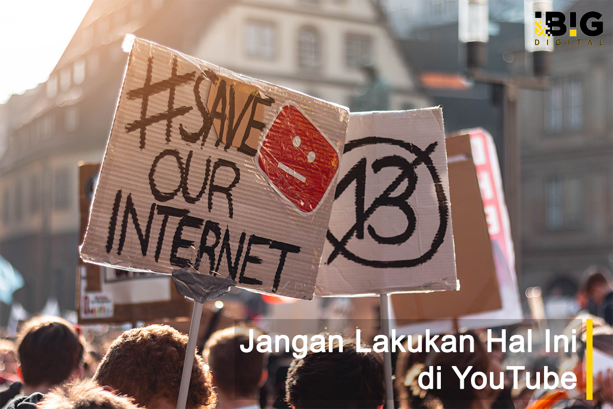 Jangan Lakukan Hal Ini Di YouTube Channel Anda   IBiG Digital Agency